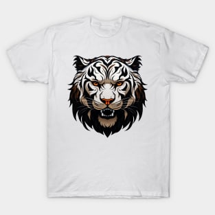 Tiger Head Cartoon illustration T-Shirt